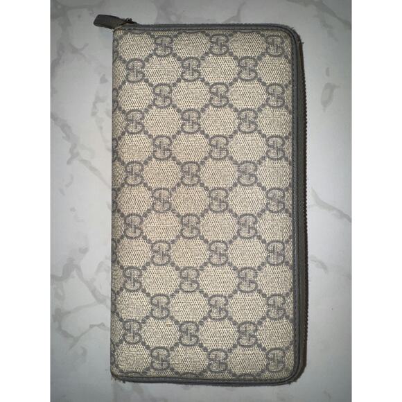 Gucci GG Supreme Long Wallet - Good Condition - Picture 1 of 8